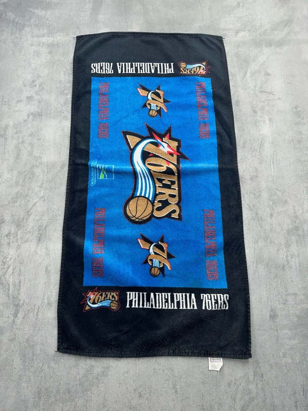 Vintage Philadelphia 76ers NBA Bath/Beach Towel with Wachovia Logo
